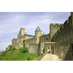 Cité de Carcassonne vue remparts
