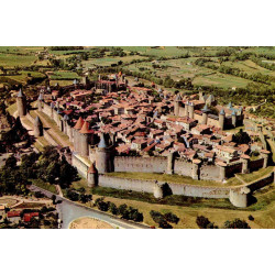 Cité de Carcassonne vue du Ciel