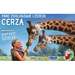 20,00€ eticket moins cher avec Accès CE pour le Zoo de Cerza