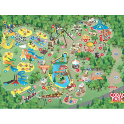 plan Cobac Parc  Aqua'Fun Park