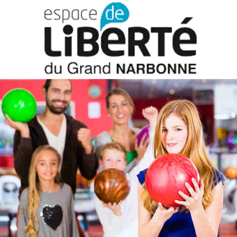Ticket Partie Bowling Espace Liberté Narbonne moins cher à 3,99€