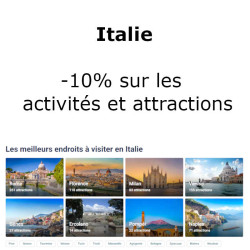 -10% sur vos activités et attractions en Italie