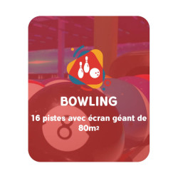 45,00€ partie de Bowling à l'Espace 360 Bowling  Tourville-la-Rivière  moins chère