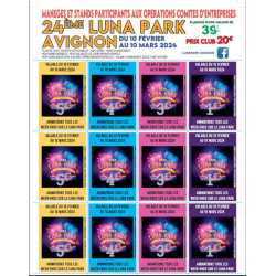 -50% Luna Park 2024 Avignon avec Accès CE