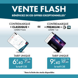Vente Flash Cinéma CGR Séance Prémium ICE 9,40€